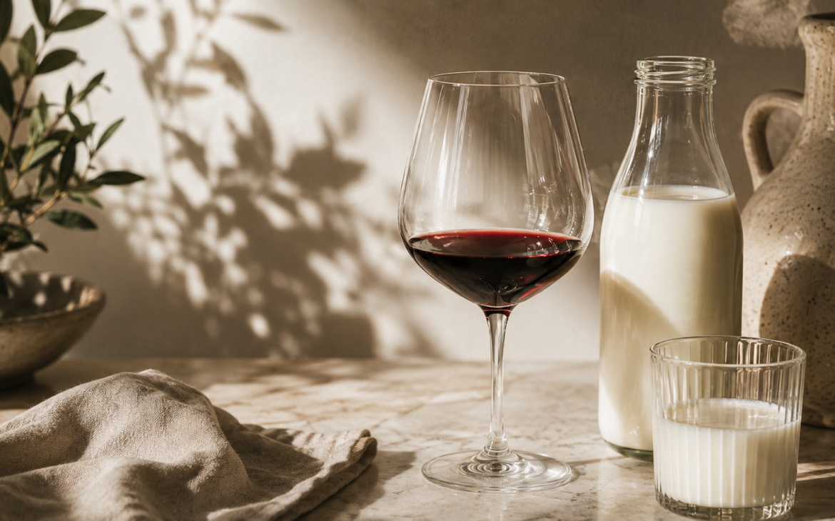 Using Milk as an analogy to explain the Body in Wine